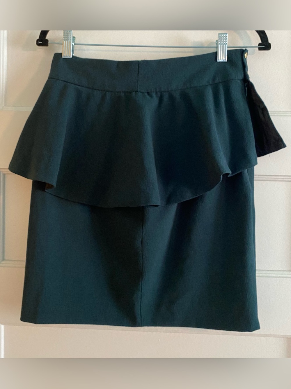 Zara Woman Peplum Evergreen Mini Skirt